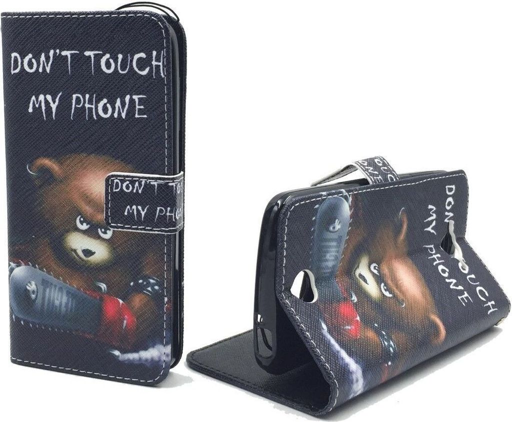 Handyhülle Tasche für Handy Acer Liquid Z530 Schriftzug Bär Produktbild 