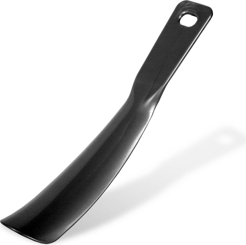 Kleiner Kunststoff-Schuhlöffel 20 cm Kaps- SCHWARZ  3 Produktbild 