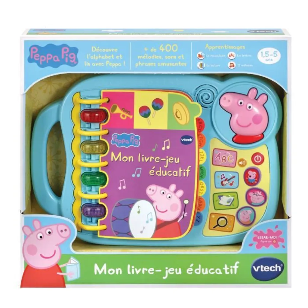 Apprendre l'allemand avec Peppa Pig Vtech livre d'éveil interactif - 2