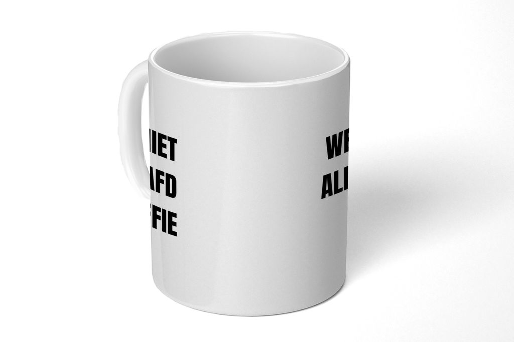KitchenYeah Tasse Kaffeetasse Kaffeebecher 350 ml Zitat - Sprichwörter - Ich bin nicht süchtig Teetasse - Fototasse - Becher - Keramikbecher - ...