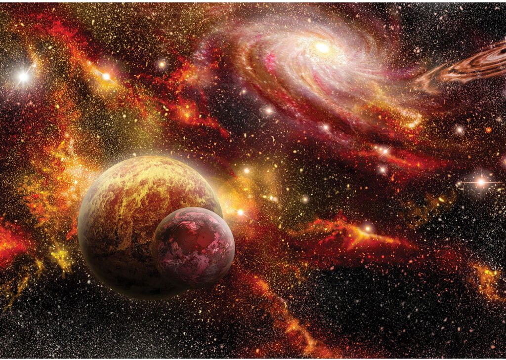 Fototapete no. 1379 | Vlies | Himmel Tapete Weltraum Weltall Galaxy Sterne Motiv 1379, Größe:368 x 254 cm (Breite x Höhe), Material:Vlies