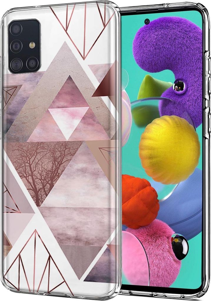 Motiv TPU Cover für Samsung Galaxy A51 Hülle Silikon Case mit Muster Handy Schutzhülle