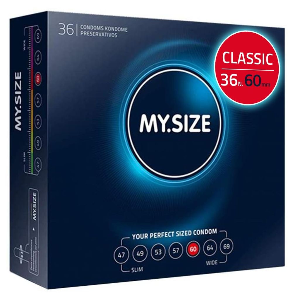 MY.SIZE Preservativi classici misura 5 | 60 mm di larghezza Immagine del prodotto 