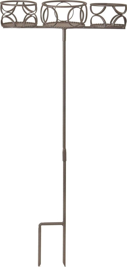 Dreifach Getränkehalter für Garten oder Strand Metall