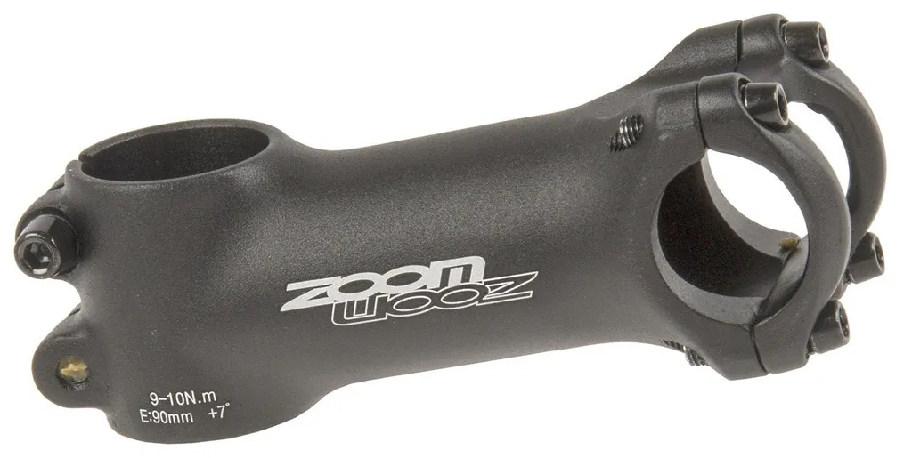 Potence Zoom rigide noire 90 mm en alliage léger de 1 1 8