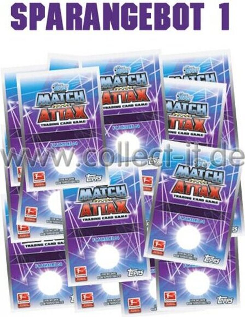 Match Attax - Spar 1 - Saison 15/16 - 100 gemischte Base-Karten