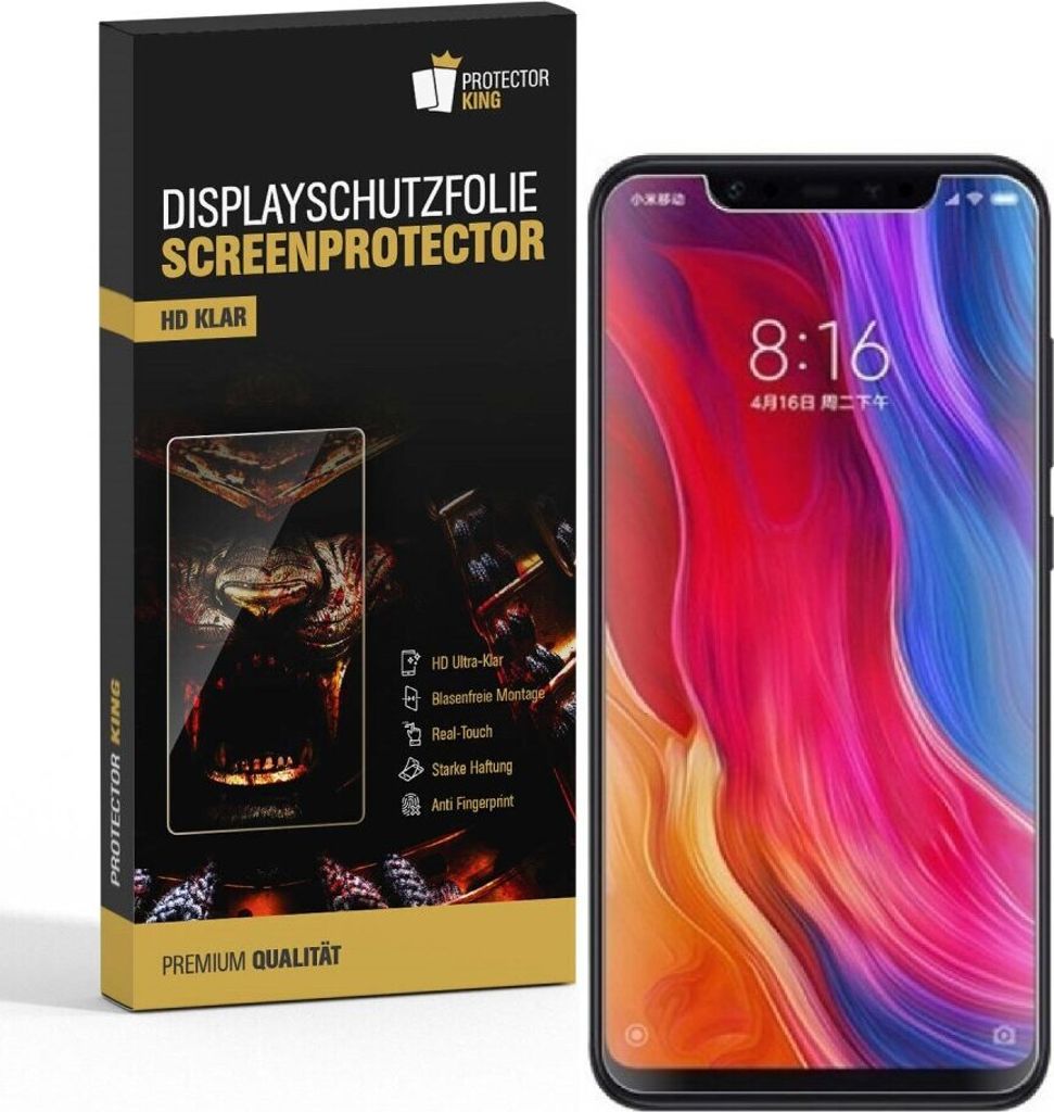 3x Displayschutzfolie für Xiaomi Mi 8 SE Schutzfolie Displayfolie HD ULTRA KLAR