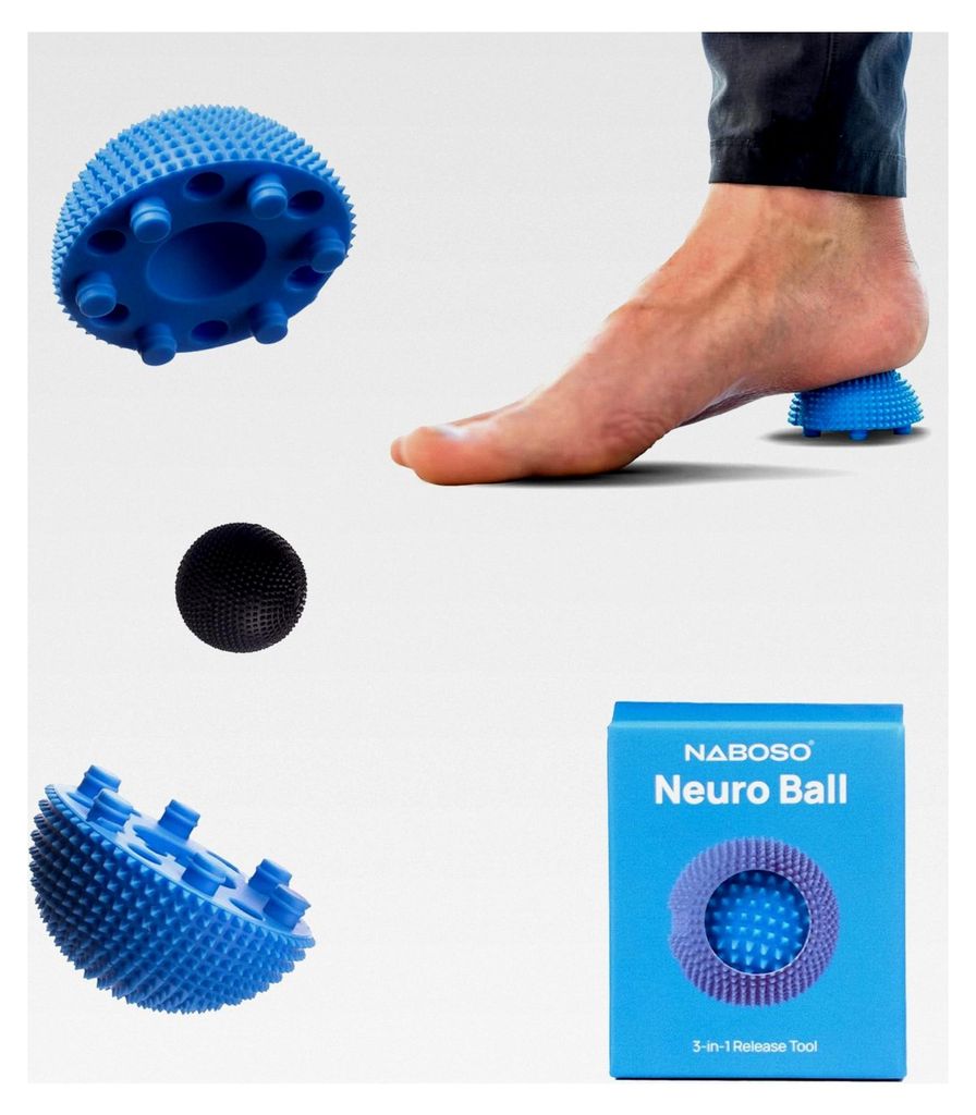 Neuro Ball, Myofasziales Entlastungswerkzeug für die Füße, Strukturierter Massageball für Selbstmassage, Mobilität und Erholung