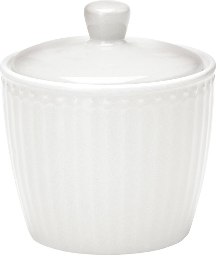 Greengate Zuckerdose mit Deckel Alice White Produktbild 
