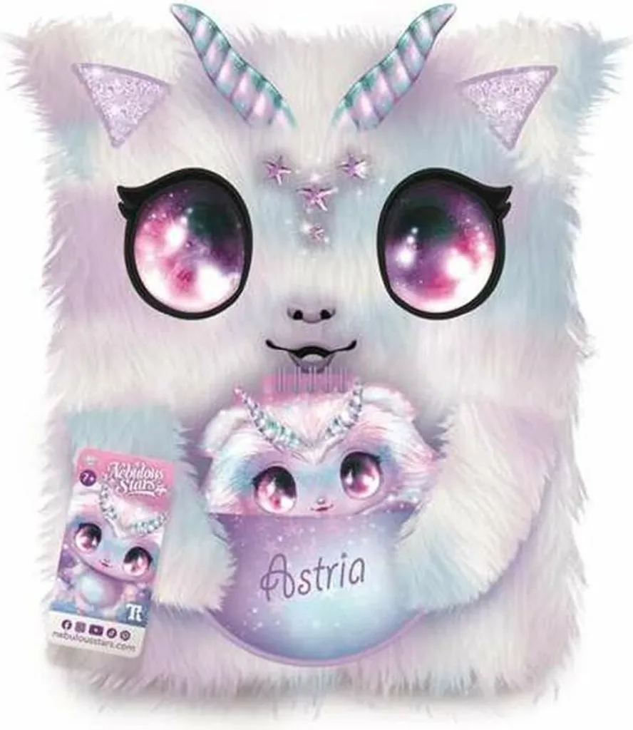 Hape Diario Astria Taglia Unica | Diario Peluche Nebulous Stars