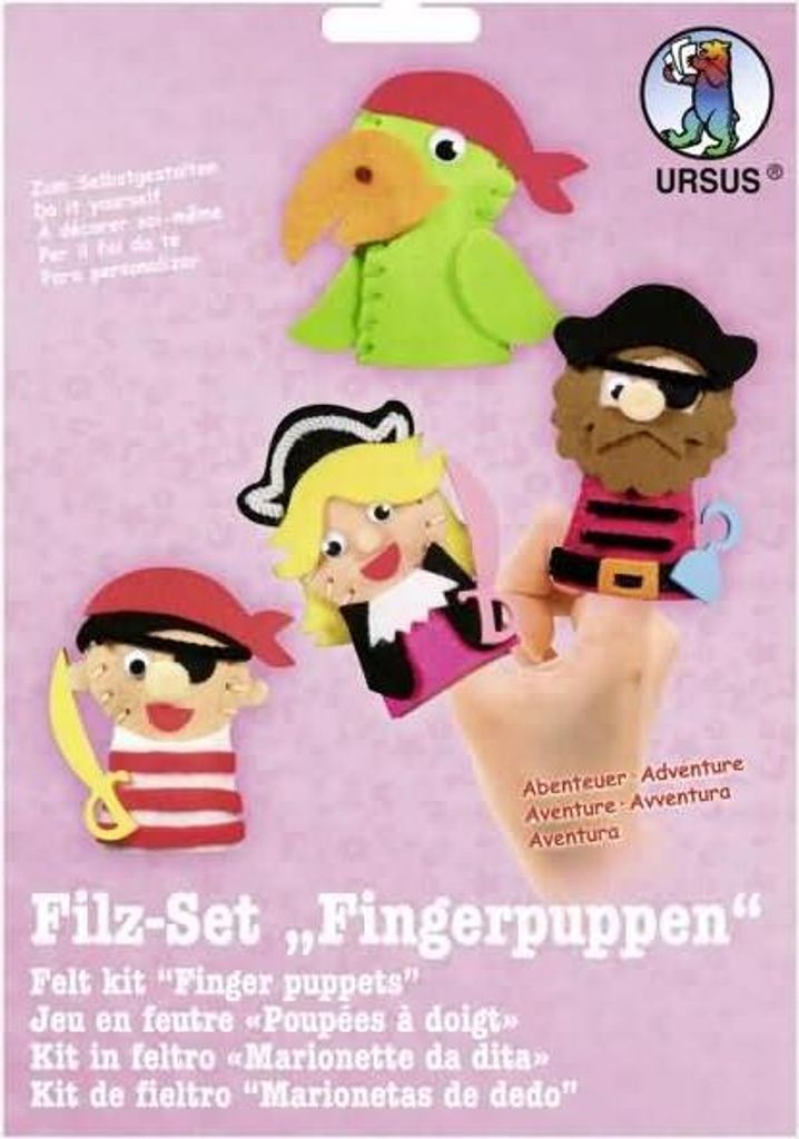 Filz-Set Fingerpuppen Abenteuer