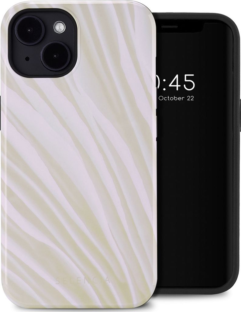 Selencia Vivid Rückabdeckung mit MagSafe iPhone 14 - Nature Light Brown