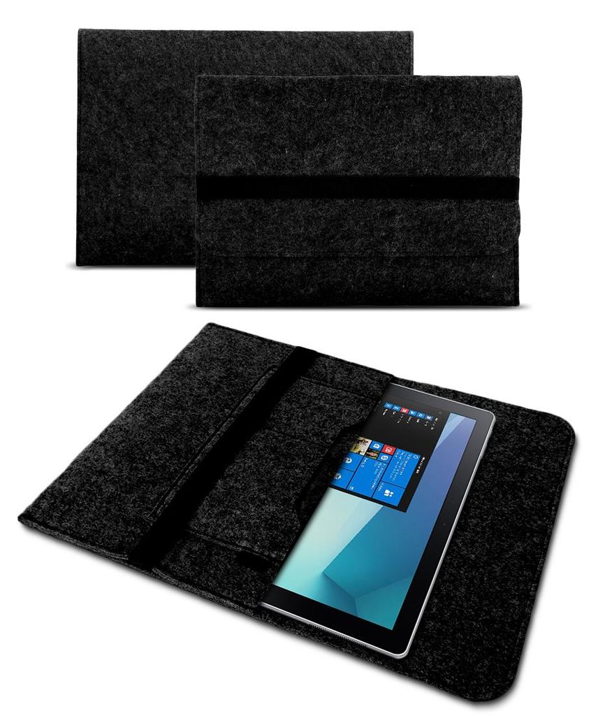 Sleeve Hülle für Acer Iconia X12 Tasche Filz Tablet Schutzhülle Schutzcase CoverNotebook Sleeve Farbe:Dunkel Grau