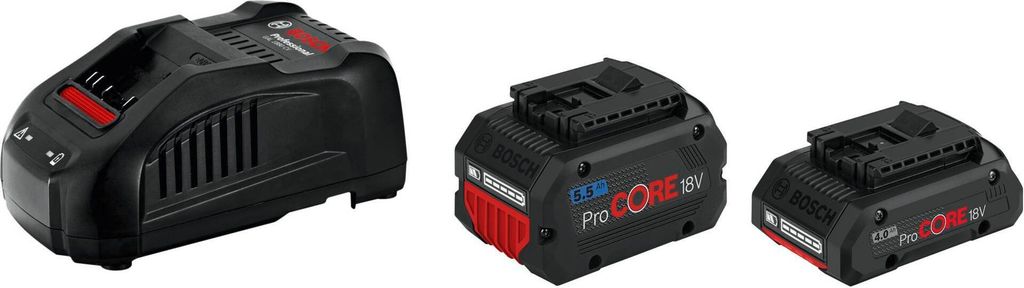 Starter-Set 1 x ProCORE18V 4.0Ah + 1 x ProCORE18V 5.5Ah + GAL 1880 CV