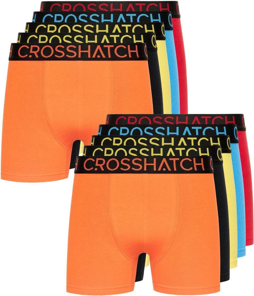 Crosshatch - Boxershorts für Herren (12er-Pack) GT6034 (XL) (Bunt)