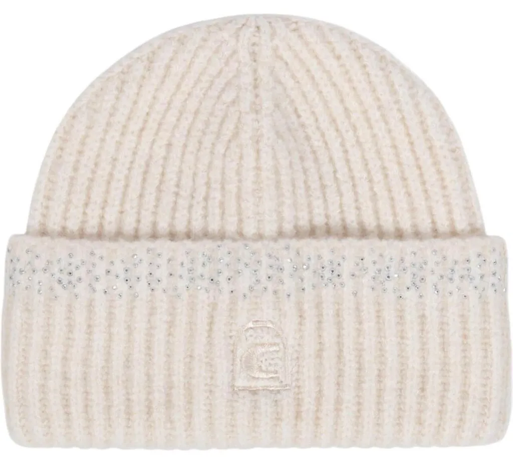 Casquette sportswear Cavallo maille douce blanc cassé HW25