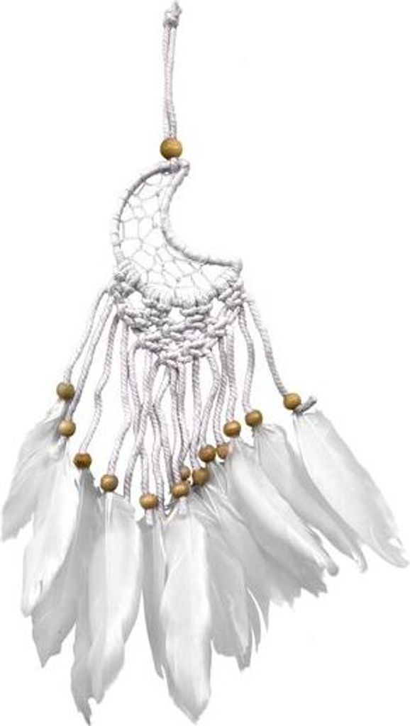 Dreamcatcher Mond im Boho-Style, 4 Varianten, Grösse:ca. 7 cm