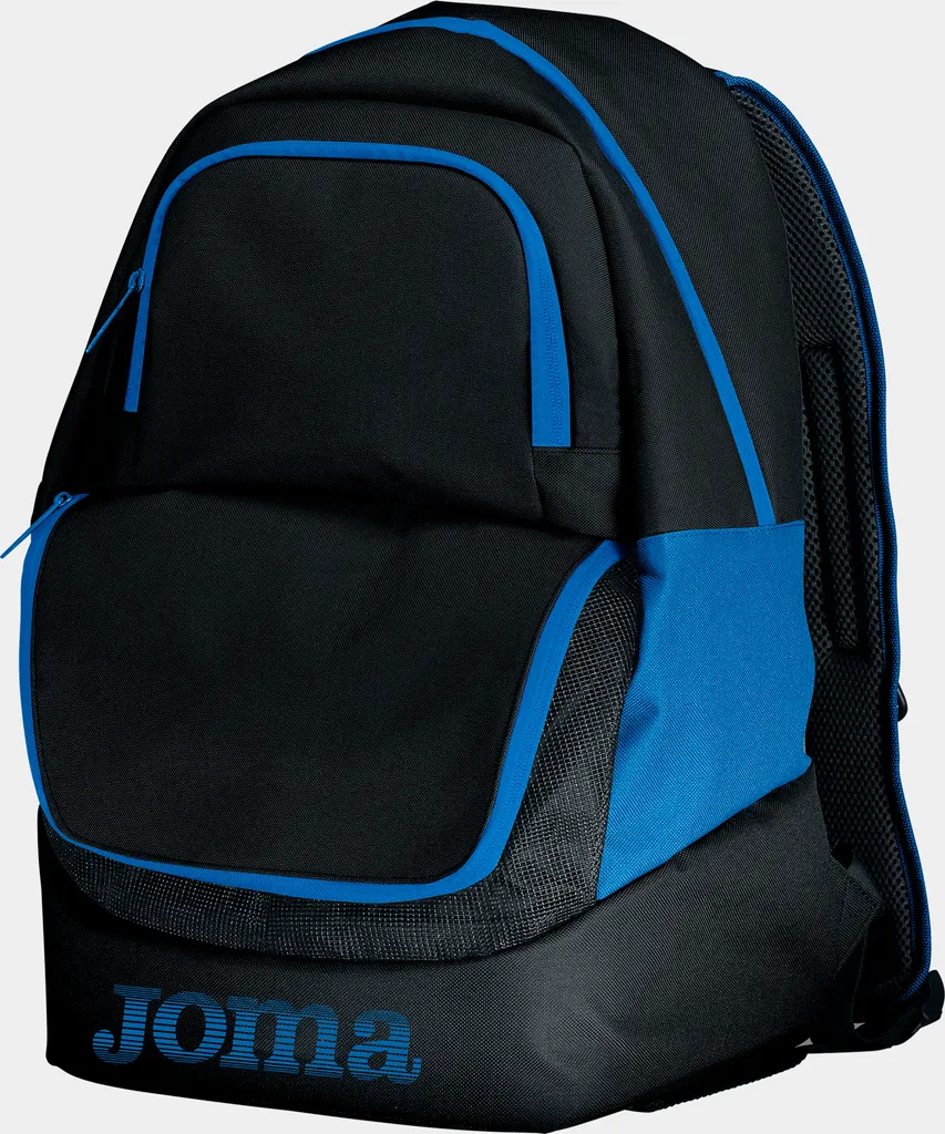 Sac à dos Joma Diamond II Noir et Bleu Royal Taille S pour le Sport