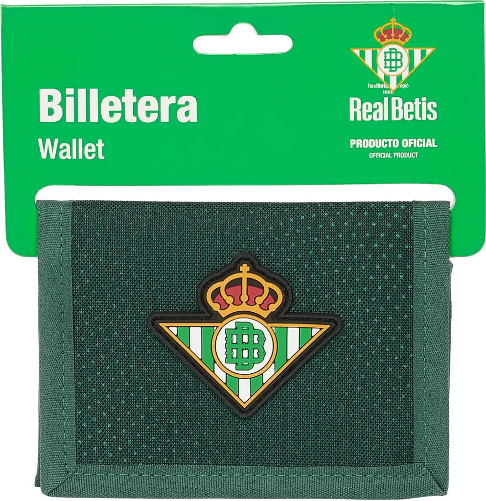 Sac de sport Real Betis Balompié vert pour billets et cartes de fan