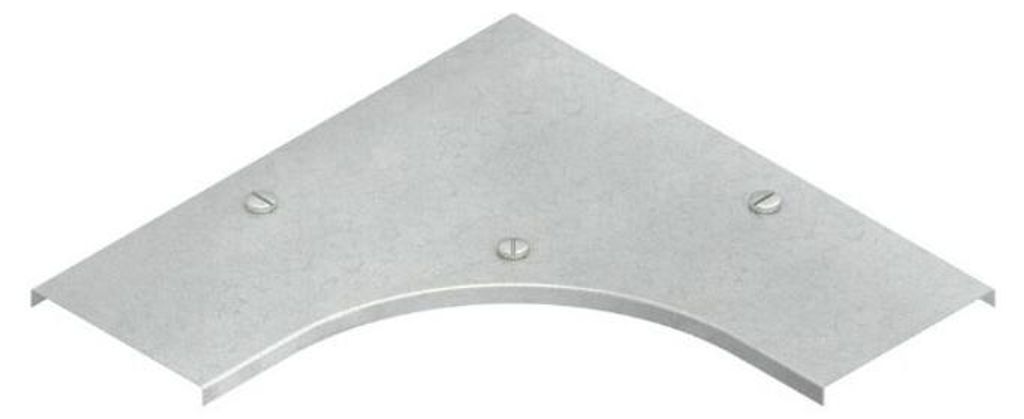 Niedax RESDV 100 Deckel für 90° Kabelrinnenbogen 104 mm bandverzinkt