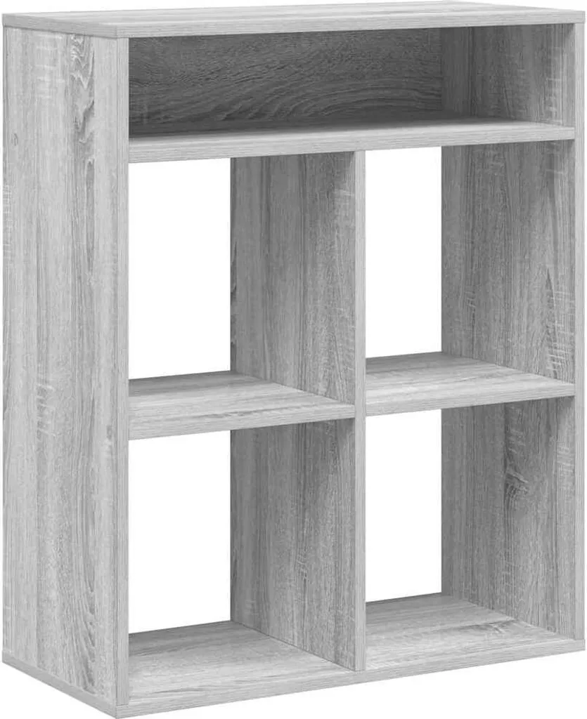 SYFAX™ Libreria per Casa e Bambini Grigio Sonoma 66cm Legno