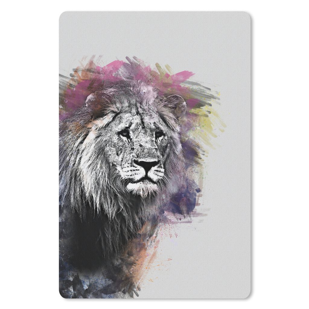 MuchoWow Mauspad Mousepad Profil - Farben - Abstrakt 40x60 cm - Mousepads - Maus Mat - Pad - Mausunterlage - Schreibtisch Accesoire