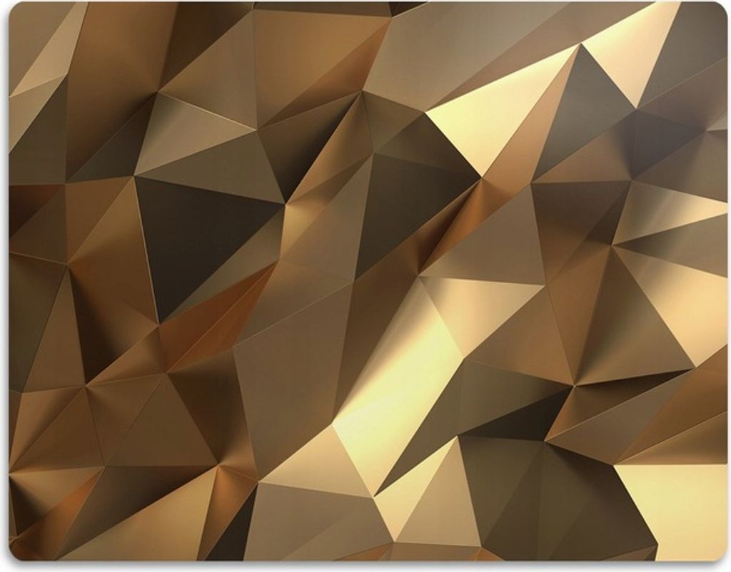 Schutzpolster für Schale Goldene Dreiecke 90x60