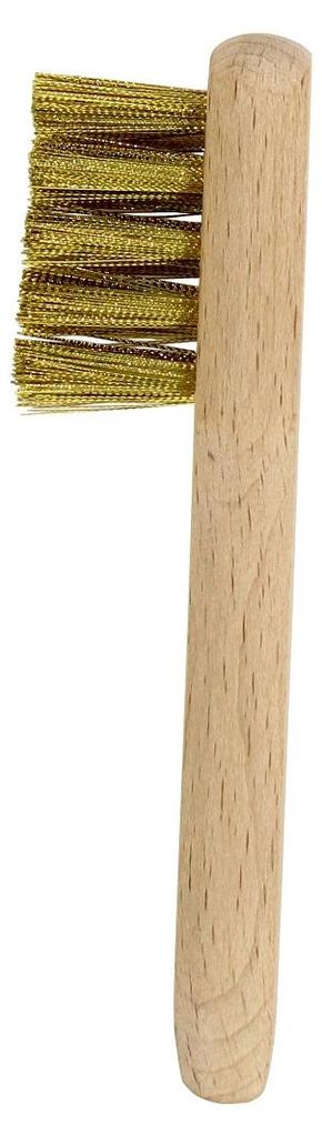 Brosse en laiton avec manche, brosse de nettoyage pour Image du produit 