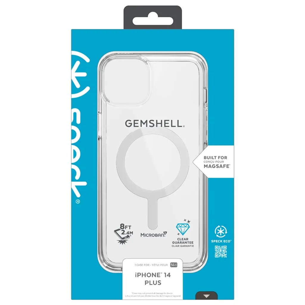 Coque de protection transparente MagSafe iPhone 15 Plus Speck Gemshell - 20