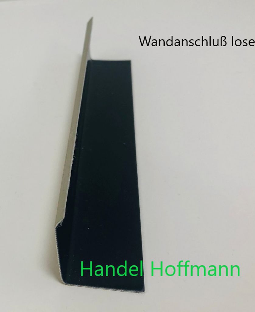 Wandanschluss für Mauerabdeckung Alu Anthrazit 1,5 mm Produktbild 3