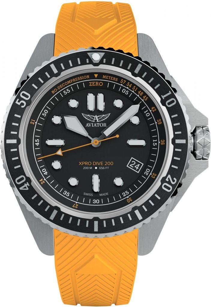 Uhr Aviator V.1.42.0.371.0 orange