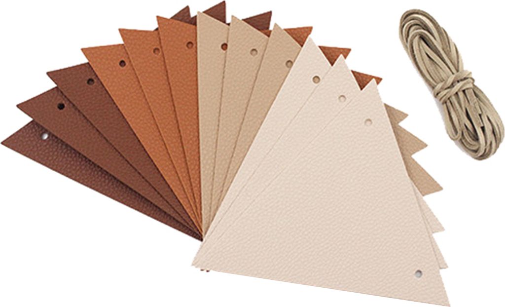 12 Teile/satz Flaggen String Wasserdichte Outdoor Decor Liefert Lebendige Farbe Dreieck String Bunting Banner für Camping für ST310 -Braun