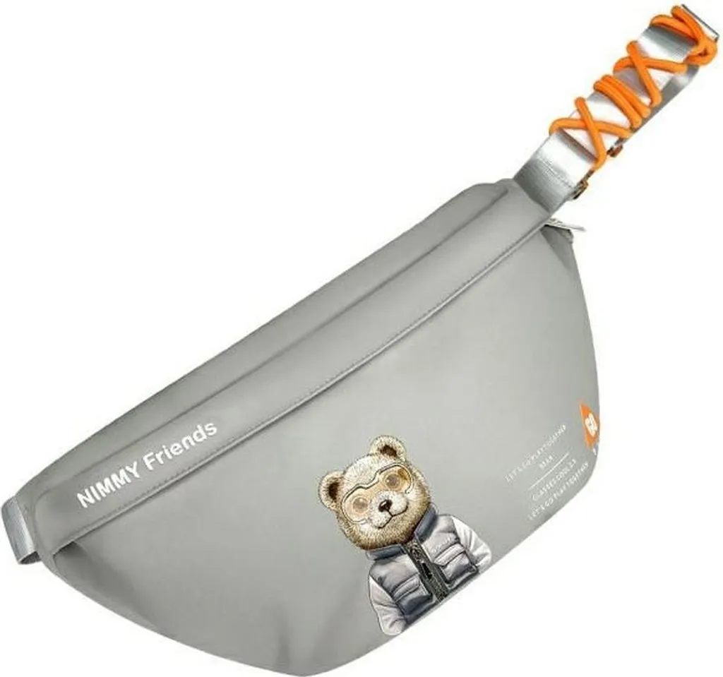 NIMMY 2.0 Orso Grigio Crossbody - Novità in Negozio! Originale