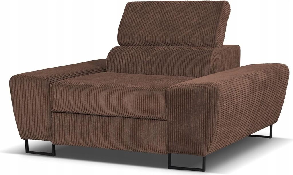 Family Meble Sessel Savio Relaxsessel Fernsehsessel Bequemer Sessel aus Cord Loungesessel Ruhesessel Für Wohnzimmer Schlafzimmer Büro (Anafi 17)