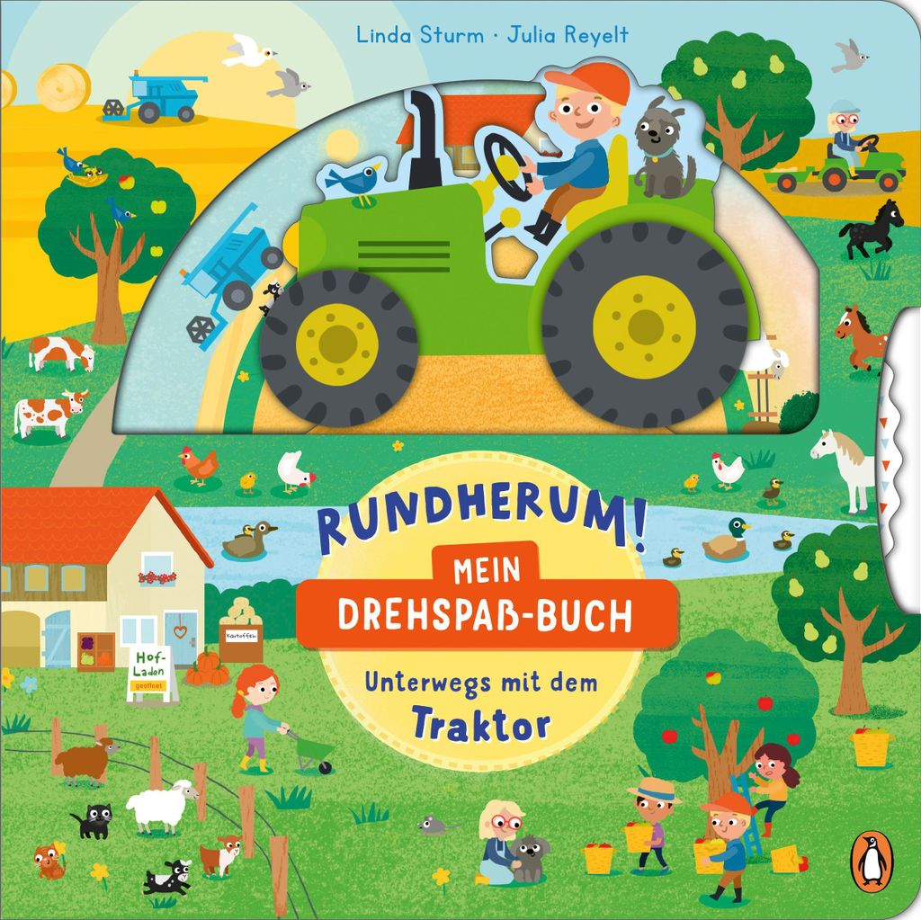 Verlagsgruppe Random House Rundherum! Mein Drehspaß-Buch – Unterwegs mit dem Traktor
