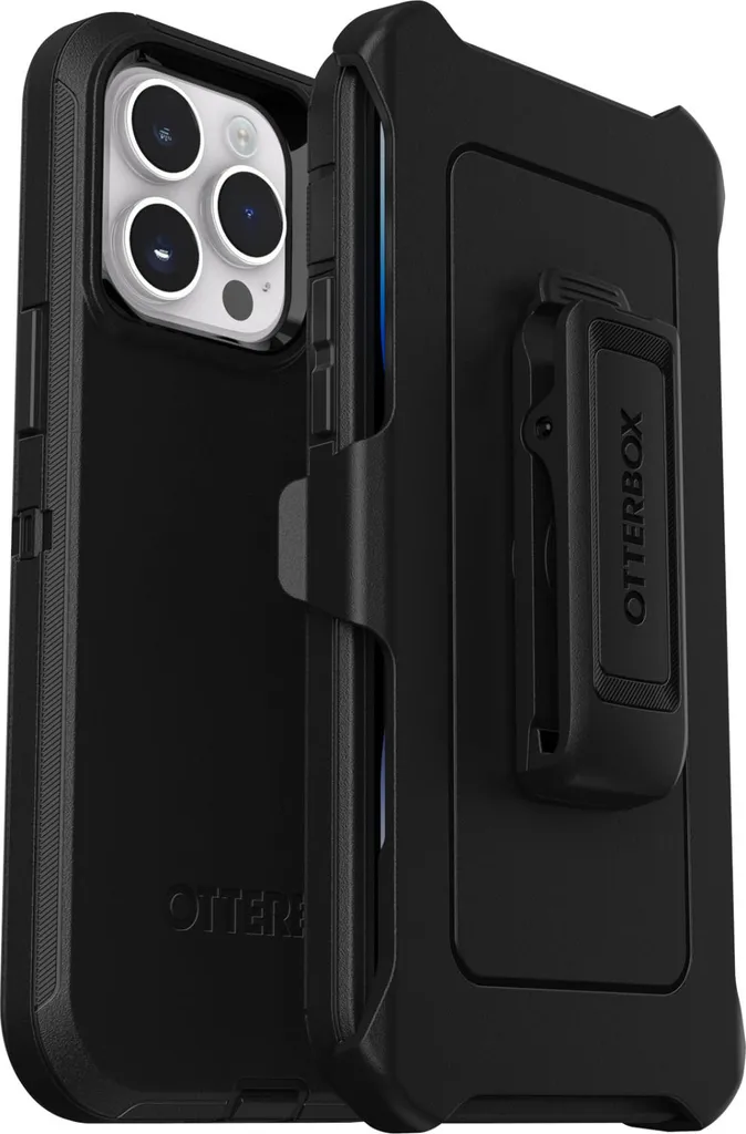 Custodia iPhone 14 Pro OtterBox Defender Nero - Pronta per l'Avventura