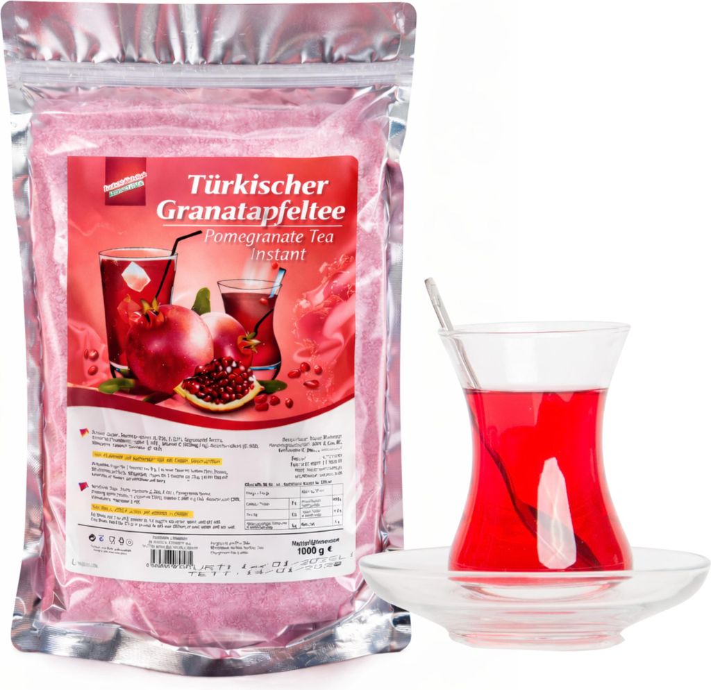 Granatapfeltee Pulver 1 kg türkischer Tee Instantgetränk Produktbild 