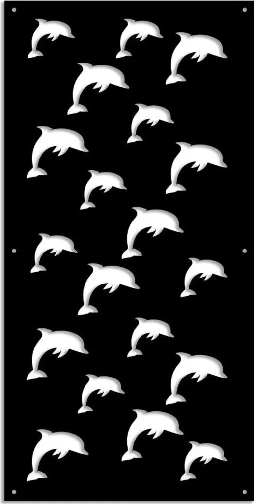 Customizza la tua Casa con il Pannello PVC Dolphin 47x94 Nero!