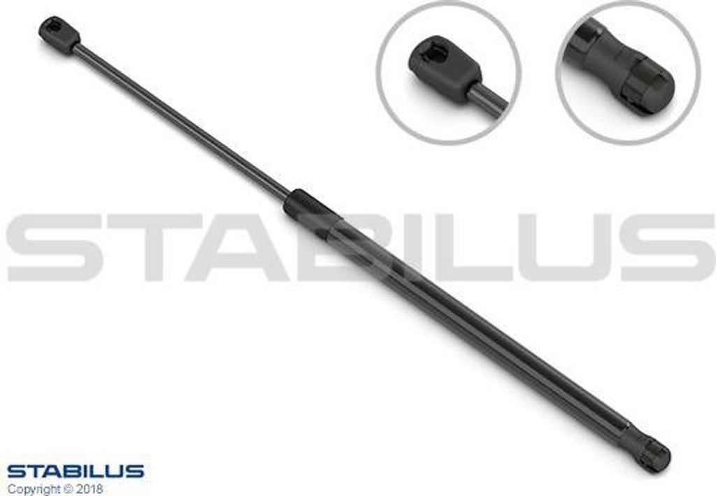 STABILUS LIFT-O-MAT 798059 Gasfeder Heckklappendämpfer für AUDI Q3 (8UB, 8UG) 481mm