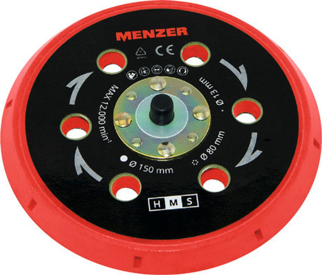 MENZER disco di levigatura multiforo 150 mm medio per Immagine del prodotto 