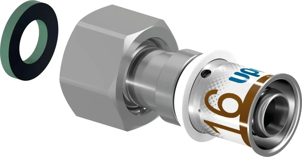 Raccord femelle à sertir Uponor S-Press PLUS 16mm-1/2 en laiton