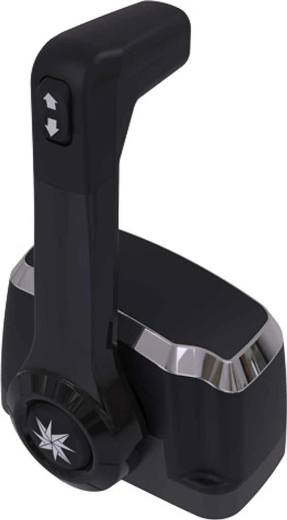 Seastar Xtreme Topmontage Schaltkasten, Mit Trim Schalter, Schwarz