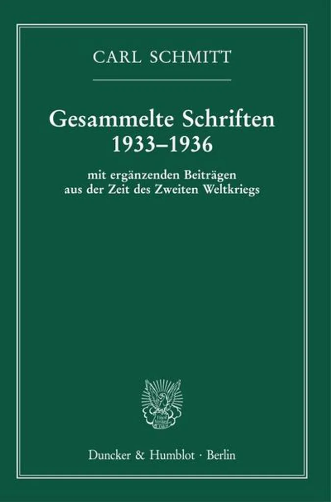 Gesammelte Schriften 1933-1936 édition critique avec annotations