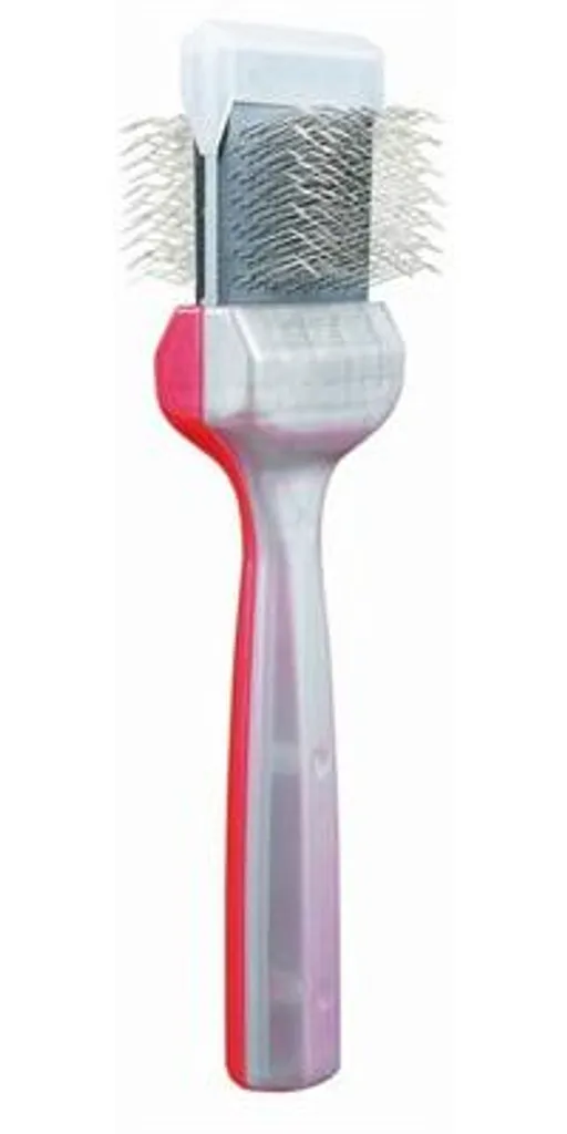 Brosse Activet Double Face Matt Zapper Rouge Silver à Tête Flexible