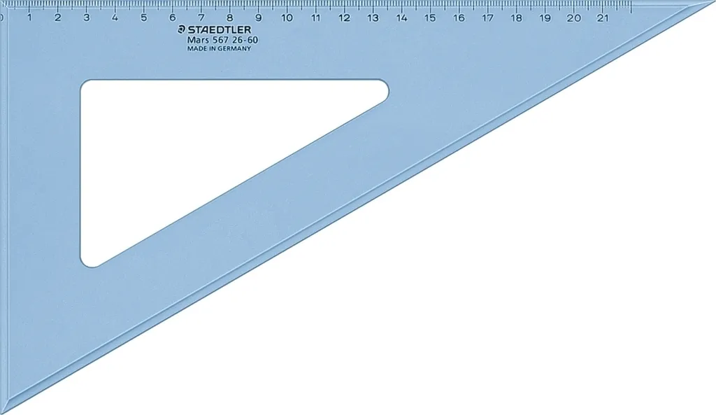 Squadra 60/30 Staedtler Mars 567 26cm Professionale per Disegno Tecnico