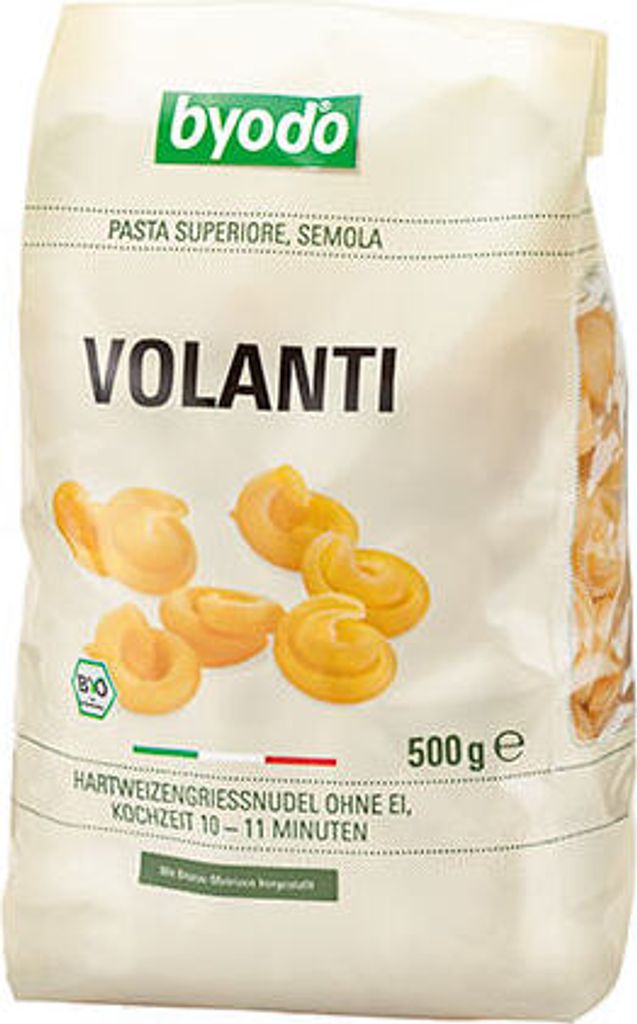 PASTA (GRIESS) VOLANTI 500 g - BYODO