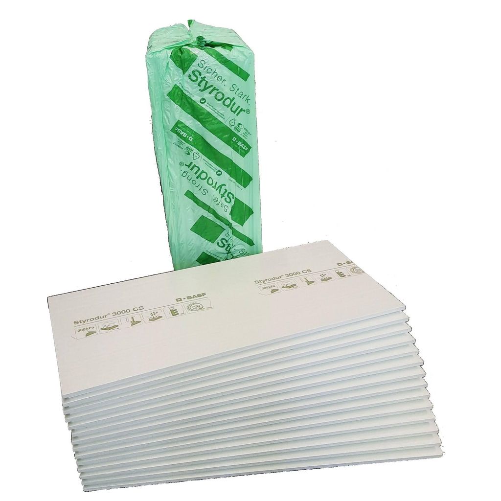 Styrodur® 3000CS 40mm XPS Hartschaum WLG034 mit Stufenfalz Produktbild 