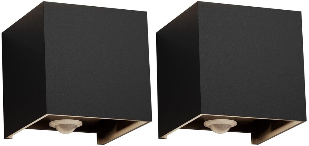 2x Wandleuchte Innen und Außen 24W LED, IP65 Wasserdichte, Produktbild 