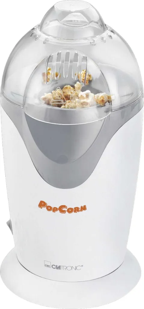 Clatronic PM 3635 Macchina Pop Corn Bianca | Sicura per Bambini