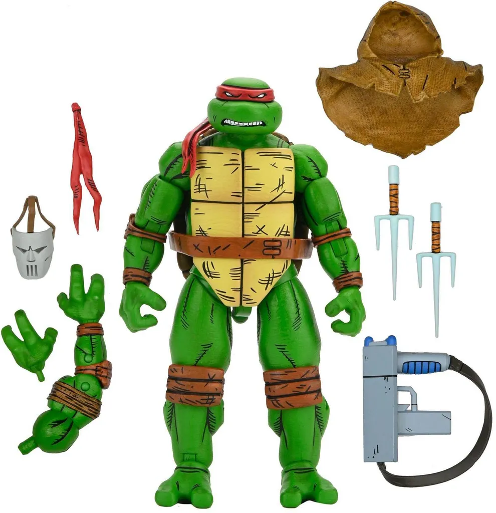 Figurine de Collection Raphaël TMNT 18 cm Style Mirage Comics Retro - 6